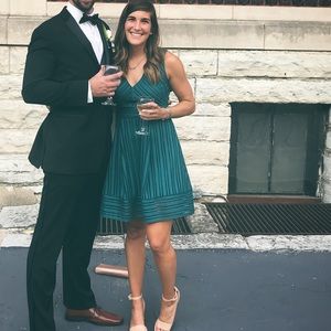 J. Crew Emarld Green Eyelet Dress